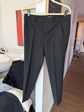 Vince Black Dress Pants - Classic Tailored Trousers Ankle Length